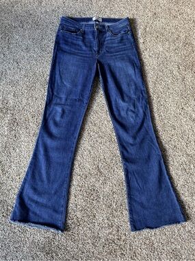 PAIGE Dark Blue Flare Jeans